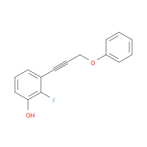 Phenol, 2-fluoro-3-(3-phenoxy-1-propyn-1-yl)-