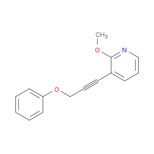 Pyridine, 2-methoxy-3-(3-phenoxy-1-propyn-1-yl)-