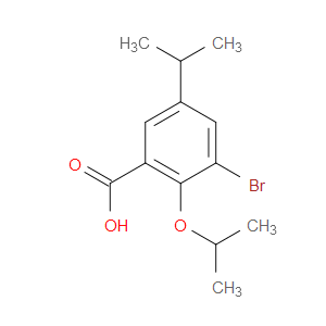 3-Bromo-2-isopropoxy-5-isopropylbenzoic acid