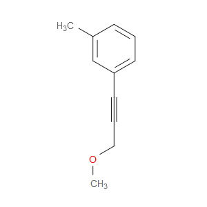 1-(3-Methoxy-1-propyn-1-yl)-3-methylbenzene