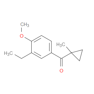 Methanone, (3-ethyl-4-methoxyphenyl)(1-methylcyclopropyl)-