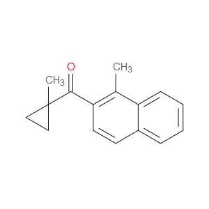 (1-Methylcyclopropyl)(1-methyl-2-naphthalenyl)methanone
