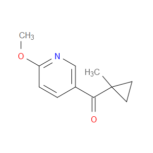 (6-Methoxy-3-pyridinyl)(1-methylcyclopropyl)methanone