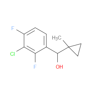 3-Chloro-2,4-difluoro-α-(1-methylcyclopropyl)benzenemethanol