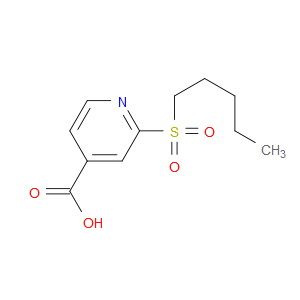 2-(Pentylsulfonyl)-4-pyridinecarboxylic acid