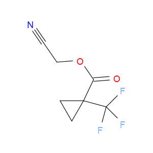 Cyanomethyl 1-(trifluoromethyl)cyclopropanecarboxylate