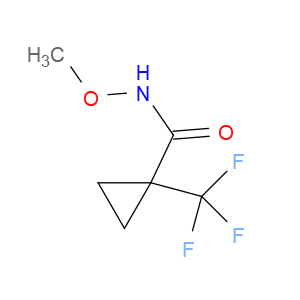 N-Methoxy-1-(trifluoromethyl)cyclopropanecarboxamide