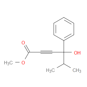 Methyl 4-hydroxy-5-methyl-4-phenyl-2-hexynoate