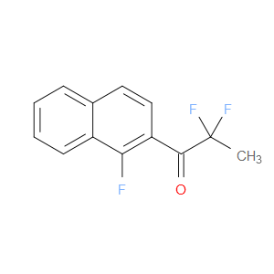 2,2-difluoro-1-(1-fluoronaphthalen-2-yl)propan-1-one