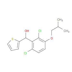 (2,6-dichloro-3-isobutoxyphenyl)(thiophen-2-yl)methanol