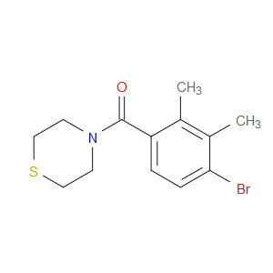 (4-bromo-2,3-dimethylphenyl)(thiomorpholino)methanone