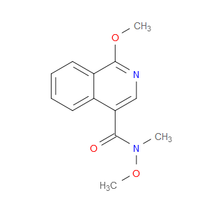 N,1-Dimethoxy-N-methyl-4-isoquinolinecarboxamide