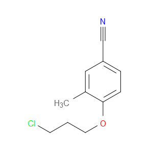 4-(3-Chloropropoxy)-3-methylbenzonitrile