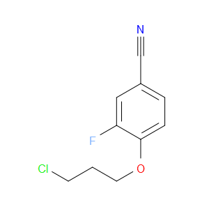 4-(3-Chloropropoxy)-3-fluorobenzonitrile