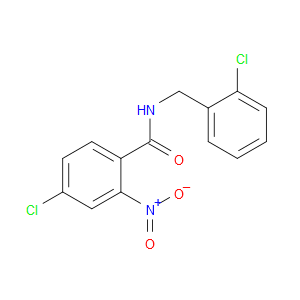 4-chloro-N-(2-chlorobenzyl)-2-nitrobenzamide