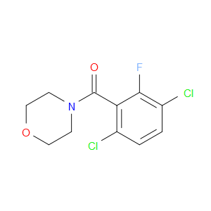 (3,6-dichloro-2-fluorophenyl)(morpholino)methanone