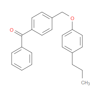phenyl(4-((4-propylphenoxy)methyl)phenyl)methanone