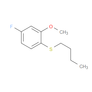 butyl(4-fluoro-2-methoxyphenyl)sulfane