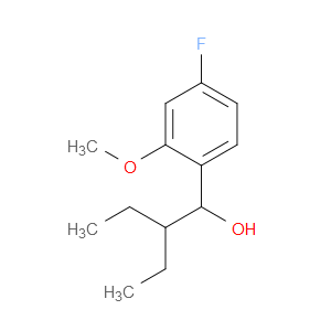 2-ethyl-1-(4-fluoro-2-methoxyphenyl)butan-1-ol