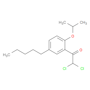 2,2-dichloro-1-(2-isopropoxy-5-pentylphenyl)ethanone
