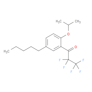2,2,3,3,3-pentafluoro-1-(2-isopropoxy-5-pentylphenyl)propan-1-one