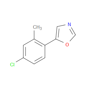 5-(4-Chloro-2-methylphenyl)oxazole