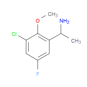 1-(3-chloro-5-fluoro-2-methoxyphenyl)ethanamine
