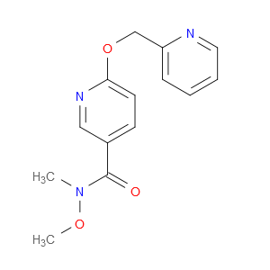 N-methoxy-N-methyl-6-(pyridin-2-ylmethoxy)nicotinamide