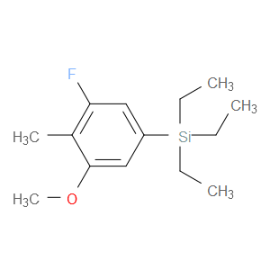 triethyl(3-fluoro-5-methoxy-4-methylphenyl)silane
