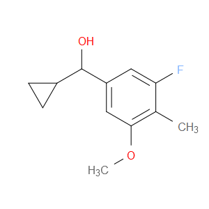 cyclopropyl(3-fluoro-5-methoxy-4-methylphenyl)methanol