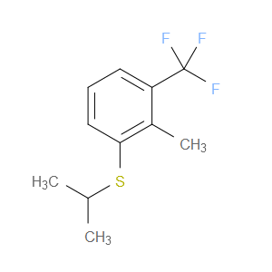 isopropyl(2-methyl-3-(trifluoromethyl)phenyl)sulfane