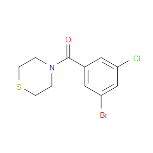 (3-Bromo-5-chlorophenyl)(thiomorpholino)methanone