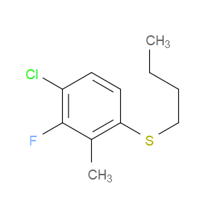 butyl(4-chloro-3-fluoro-2-methylphenyl)sulfane