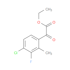 ethyl 2-(4-chloro-3-fluoro-2-methylphenyl)-2-oxoacetate