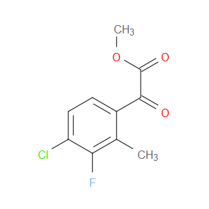 methyl 2-(4-chloro-3-fluoro-2-methylphenyl)-2-oxoacetate
