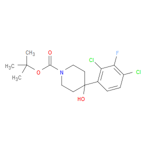 tert-butyl 4-(2,4-dichloro-3-fluorophenyl)-4-hydroxypiperidine-1-carboxylate