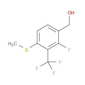 (2-fluoro-4-(methylthio)-3-(trifluoromethyl)phenyl)methanol