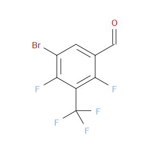 5-bromo-2,4-difluoro-3-(trifluoromethyl)benzaldehyde