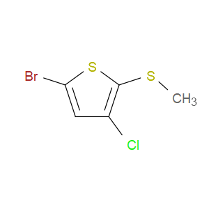 5-bromo-3-chloro-2-(methylthio)thiophene