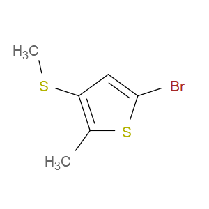 5-bromo-2-methyl-3-(methylthio)thiophene