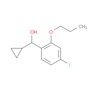 cyclopropyl(4-fluoro-2-propoxyphenyl)methanol