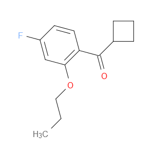 cyclobutyl(4-fluoro-2-propoxyphenyl)methanone