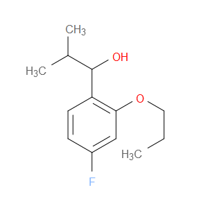 1-(4-fluoro-2-propoxyphenyl)-2-methylpropan-1-ol
