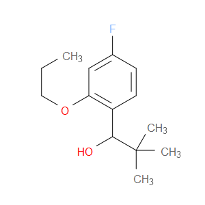1-(4-fluoro-2-propoxyphenyl)-2,2-dimethylpropan-1-ol