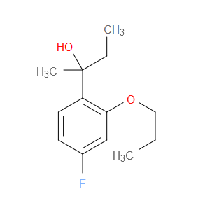 2-(4-fluoro-2-propoxyphenyl)butan-2-ol