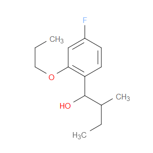 1-(4-fluoro-2-propoxyphenyl)-2-methylbutan-1-ol
