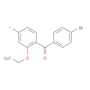 (4-bromophenyl)(2-ethoxy-4-fluorophenyl)methanone