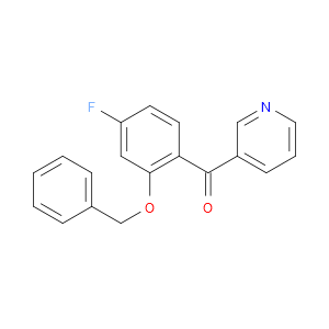 (2-(benzyloxy)-4-fluorophenyl)(pyridin-3-yl)methanone