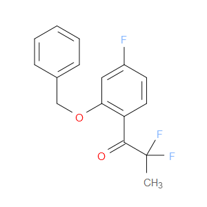 1-(2-(benzyloxy)-4-fluorophenyl)-2,2-difluoropropan-1-one