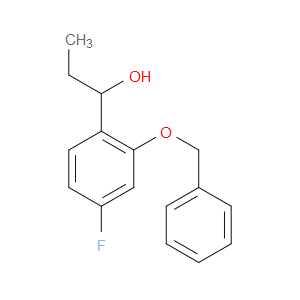 1-(2-(benzyloxy)-4-fluorophenyl)propan-1-ol
